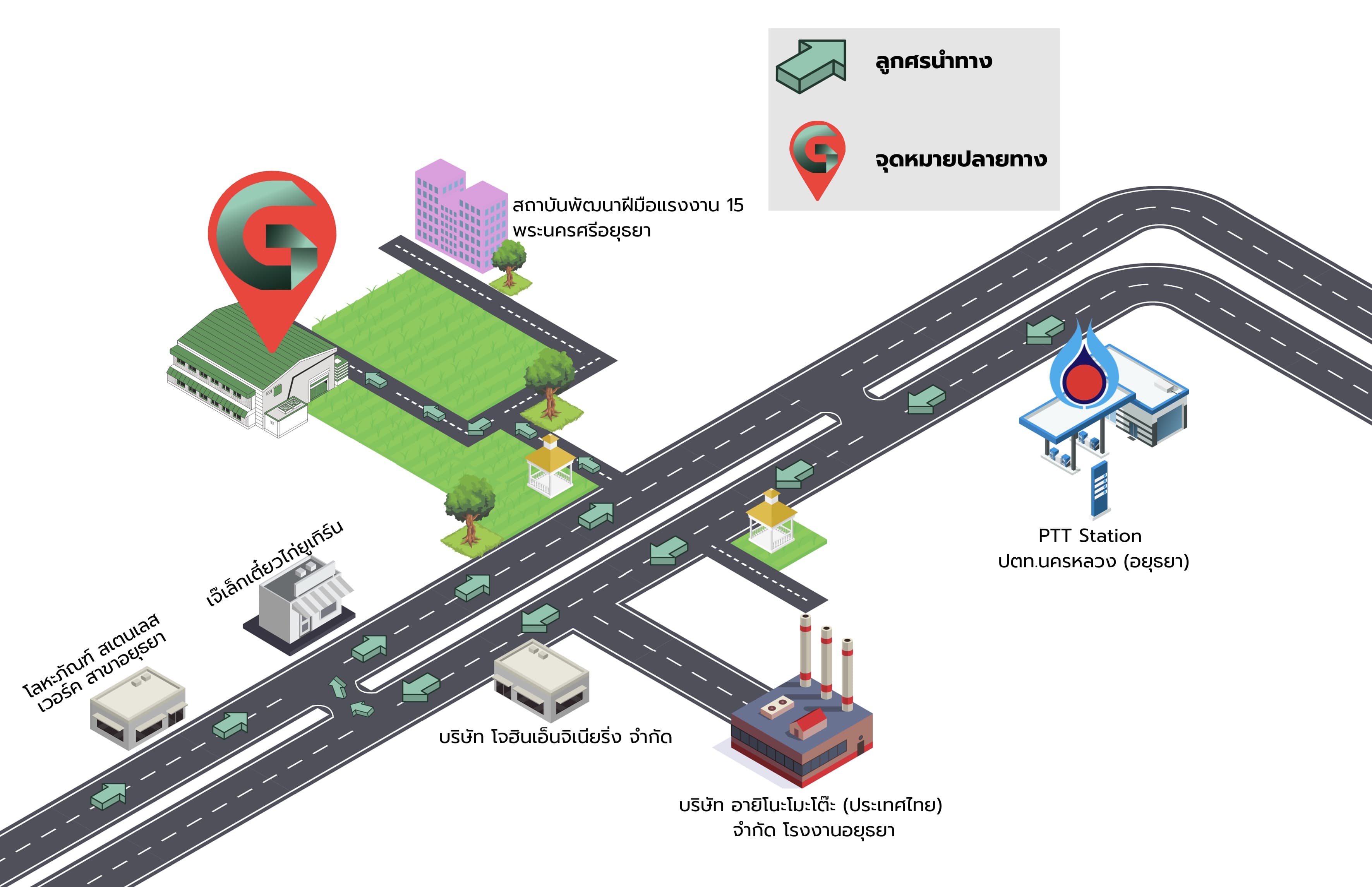 แผนที่บริษัท Greener Republic Services